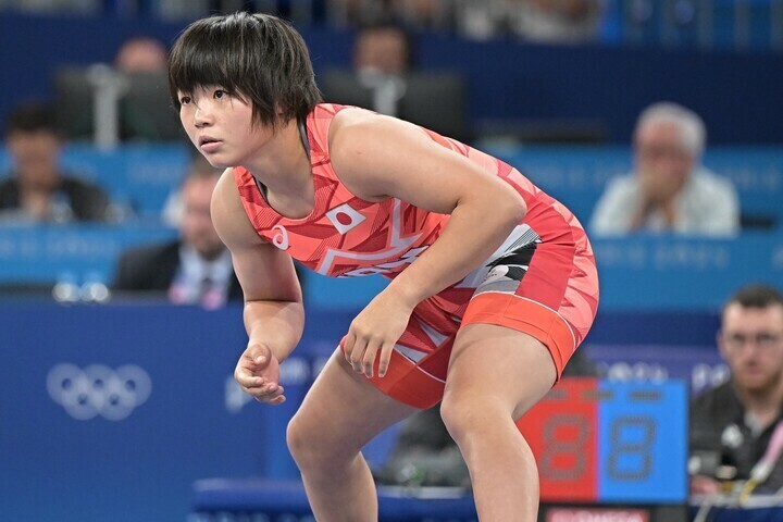 櫻井が決勝進出を果たし、銀メダル以上を確定させた。写真：金子拓弥 (THE DIGEST写真部／JMPA代表撮影)