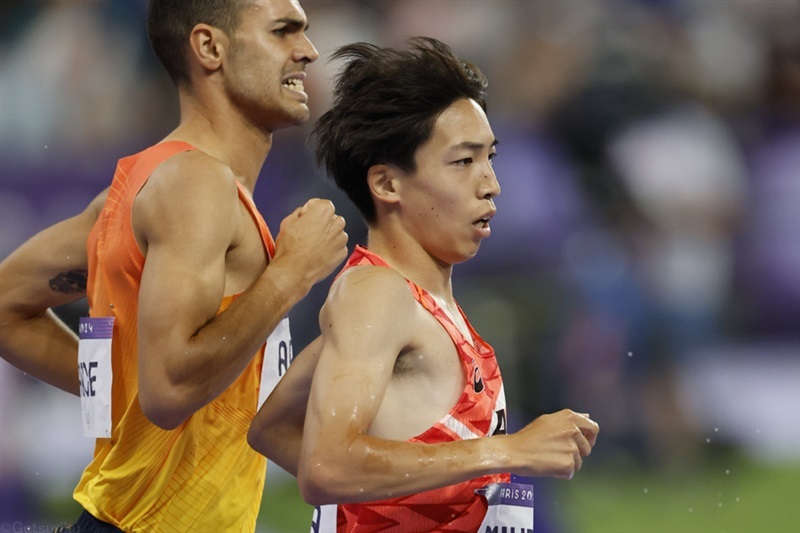 パリ五輪男子3000m障害で8位入賞を果たした三浦龍司