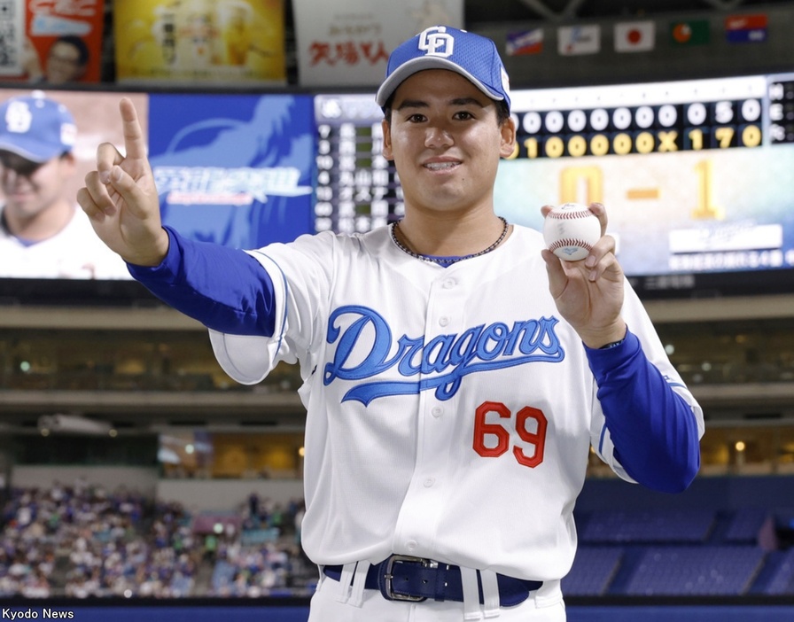 中日・松木平優太 (C)Kyodo News