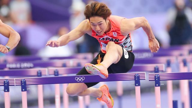 陸上の110mハードルで決勝進出を逃した泉谷駿介選手(YUTAKA/アフロスポーツ写真:)