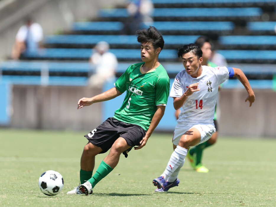 昌平高CB中松陽太(3年=大宮アルディージャU15出身)(Manabu TAKAHASHI)