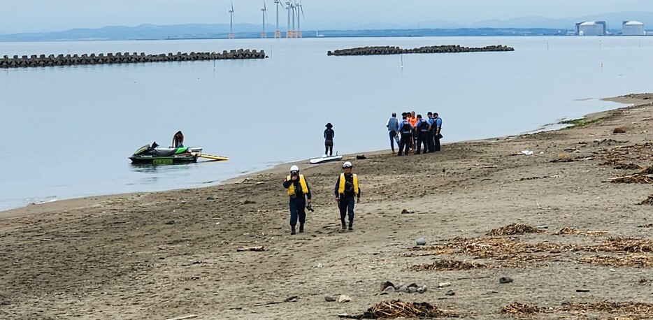 水難事故があった現場