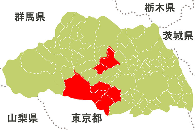 警戒レベル4“土砂災害警戒情報”が発令された東松山市・日高市・鳩山町・飯能市・狭山市・入間市