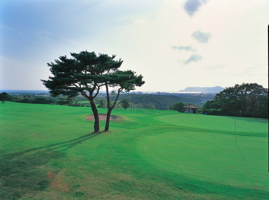 ●住所／北海道函館市見晴町58●コースプロフィール／9H・3171Y・P36●開場／1927年 ●設計／●開場／1927年 ●設計／赤星四郎(写真は5番ホール・385Y・P4)