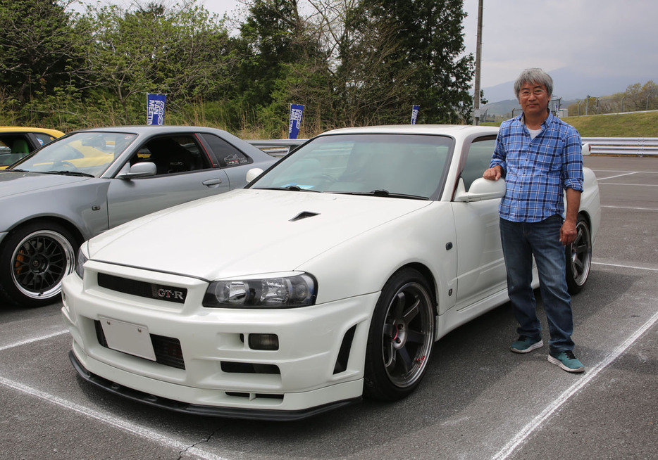 オーナーの“てつ”さんとR34GT-R