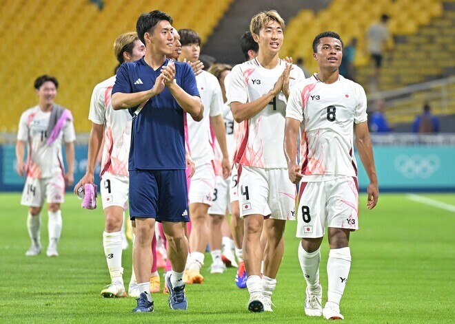 無傷の３連勝でGSを突破した日本。勢いを継続させられるか。写真：金子拓弥 (サッカーダイジェスト写真部／JMPA代表撮影)