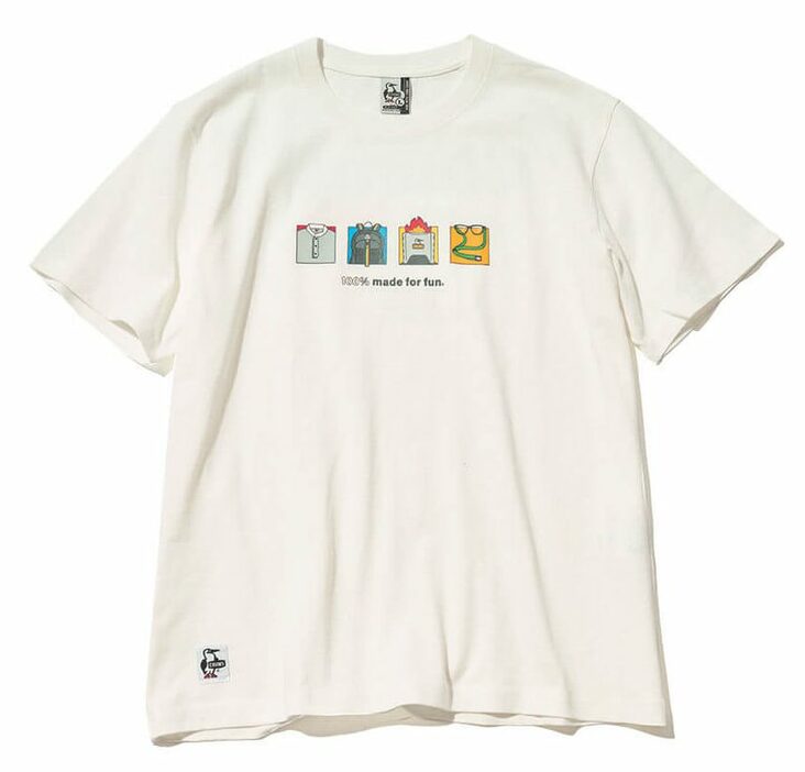 チャムス アンチバグ 100％ メイドフォー ファン Tシャツ