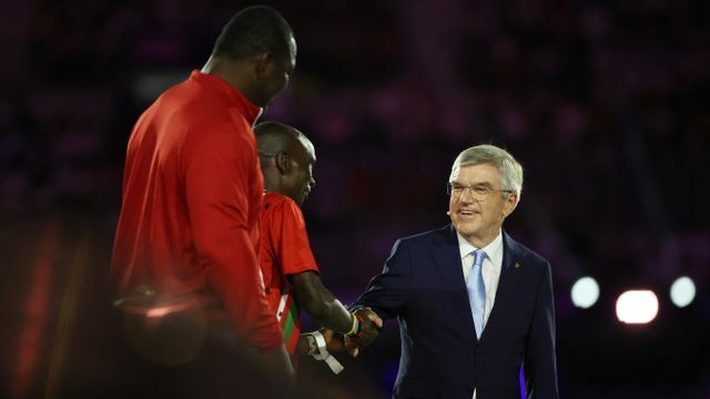 国際オリンピック委員会（IOC）のトーマス・バッハ会長(写真：ロイター/アフロ)