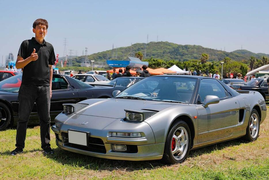 1991年式のホンダ NSXとオーナーの“shinchiyan3740”さん