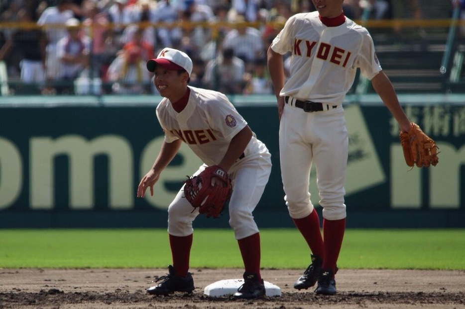 楽しめたと語った甲子園の舞台（本人提供）