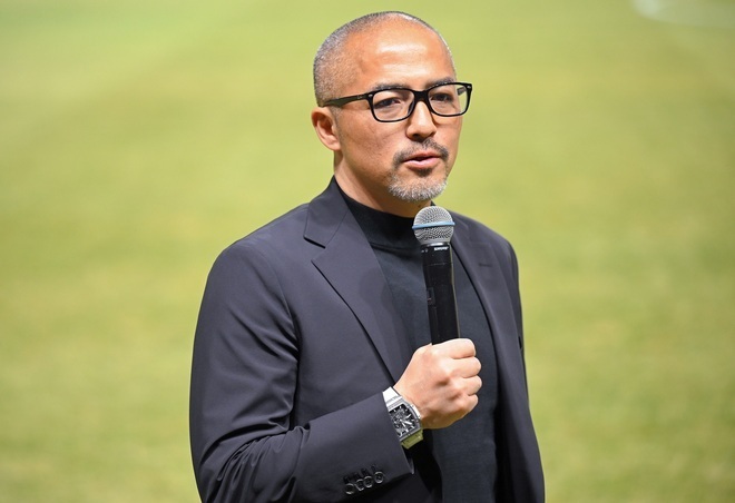 細谷のゴ―ル取り消しに言及した小野伸二。写真：金子拓弥 (サッカーダイジェスト写真部)