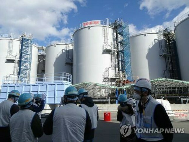 東京電力福島第1原発にある処理済み汚染水の貯蔵タンク（資料写真）＝（聯合ニュース）