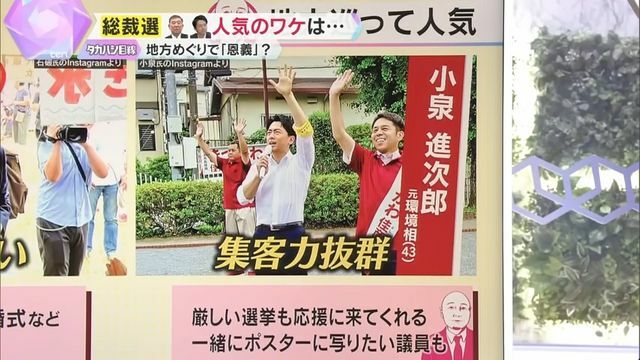 『集客力抜群』の小泉氏は応援演説に引っ張りだこ