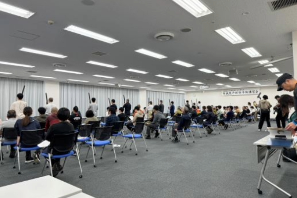 狩猟免許試験の予備講習会（北海道猟友会札幌支部提供）