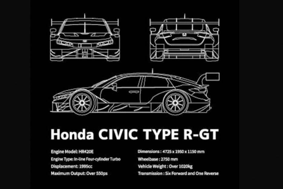 Honda CIVIC TYPE R-GTがあしらわれた限定アイテムが販売