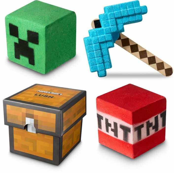 「Minecraft x Lush」限定コラボレーション