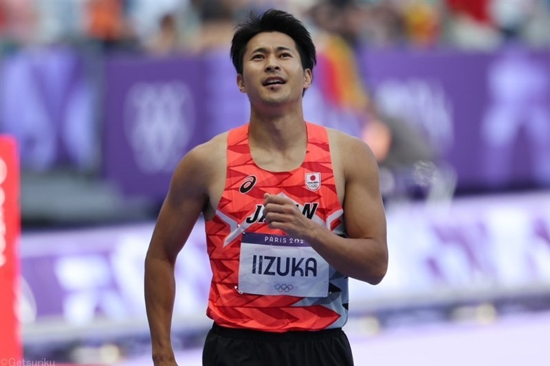 パリ五輪男子200mに出場した飯塚翔太（ミズノ）