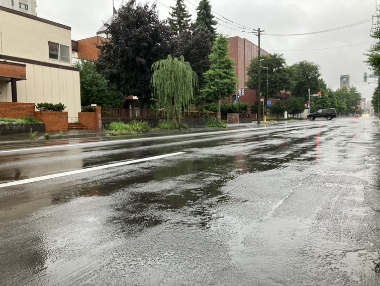 札幌市内の様子（午前7時ごろ）