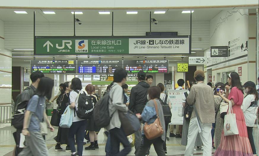 JR長野駅（31日）