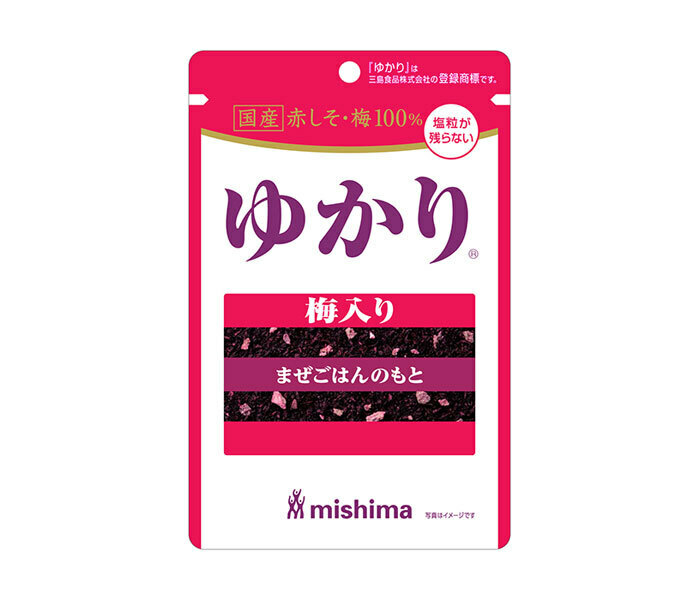 新製品の「ゆかり梅入り」