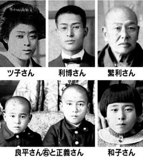 久子さんが大切にしている家族の遺影。形として残る唯一の生きた証しだ