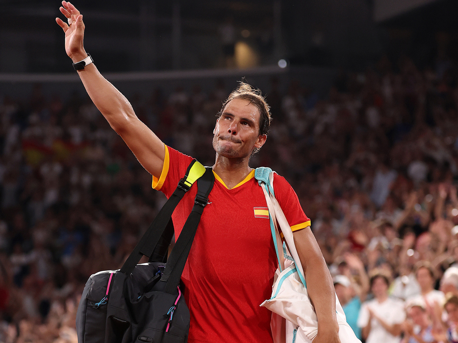 写真はパリ五輪テニス競技（フランス・パリ）でのラファエル・ナダル（スペイン）（Getty Images）