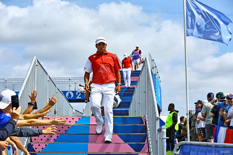 松山英樹がパリ五輪の最終ラウンドをスタート