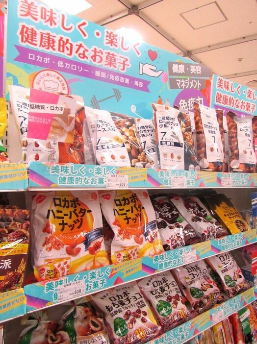 健康・美容意識に対応した菓子