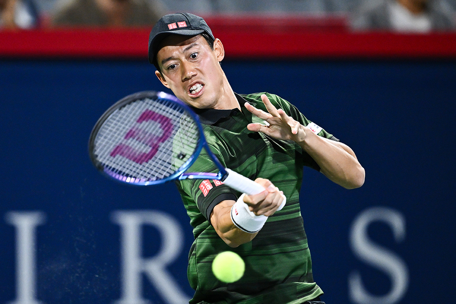 錦織圭、ダブルヘッダー2試合目となった準々決勝で惜しくも敗れた（Photo by Getty Images）