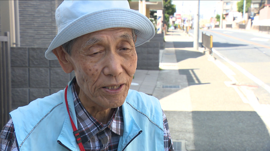 5歳で空襲にあった牧野 満徳さん（84）