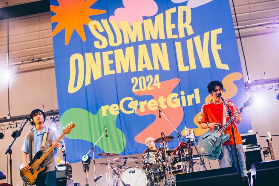 『reGretGirl presents SUMMER ONEMAN LIVE 2024 “どうにかなってしまいそうな野音編”』2024年8月11日(日・祝) 大阪城野外音楽堂 （Photo：宇都宮）