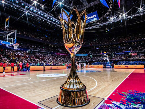 「FIBA女子ワールドカップ2026 プレ予選」が19日に開幕 [写真]＝fiba.basketball（写真はワールドカップ2022のトロフィー）