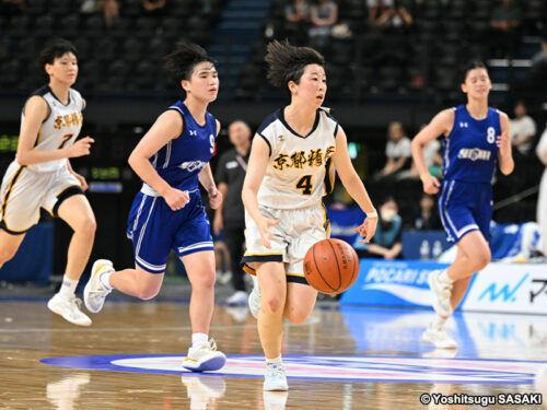 決勝進出を決めた京都精華学園の林咲良［写真］＝佐々木啓次