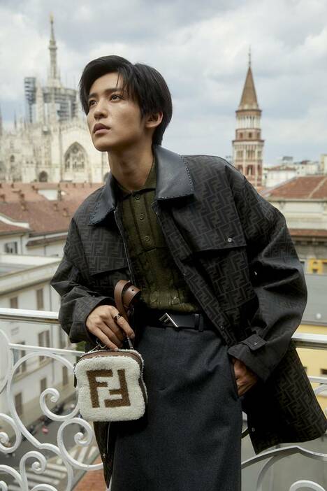 REN MEGURO IN FENDI FW 24-25 COLLECTION