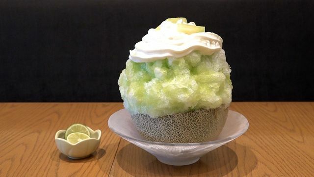 高知県産すだちと京粉山椒のかき氷（2500円）