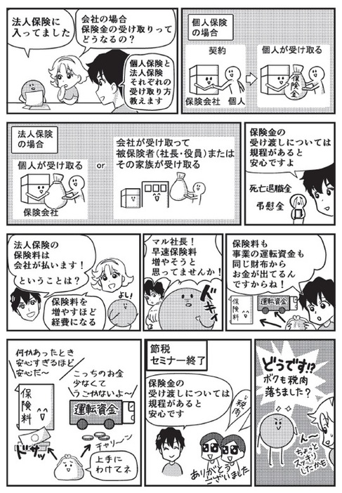 【漫画解説2】万一に備える生命保険は会社で契約したほうが得？