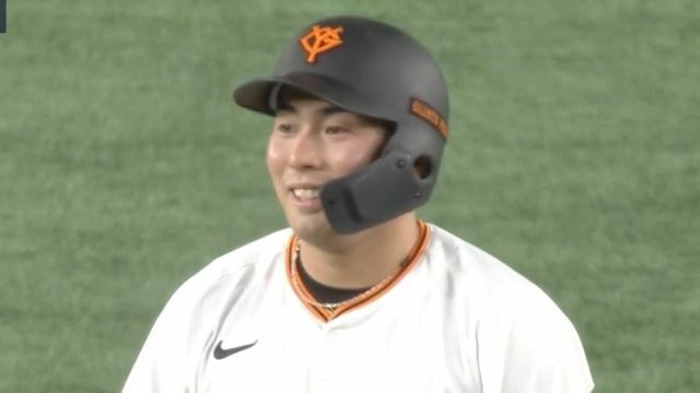 巨人の浅野翔吾選手(画像:日テレジータス)