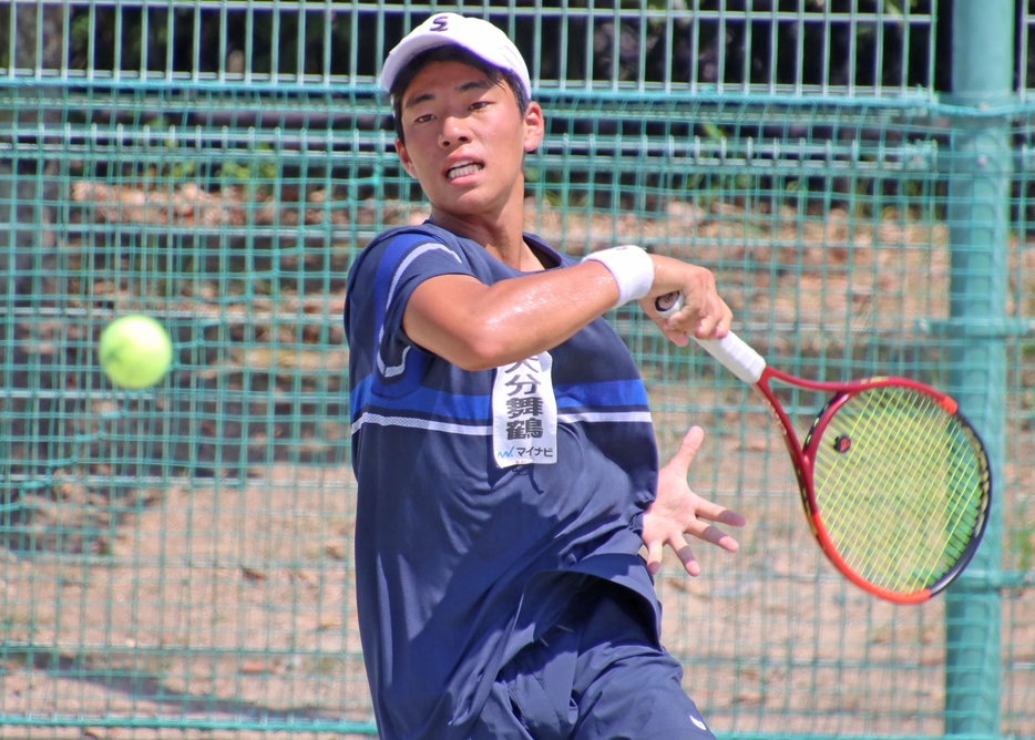 4強入りした松永朔太郎（大分舞鶴）[画像/tennis365.net]