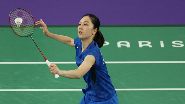 バドミントンの大堀彩選手(写真：ロイター/アフロ)