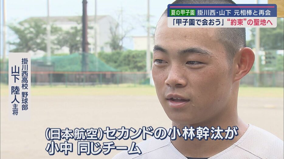 掛川西　山下陸人選手