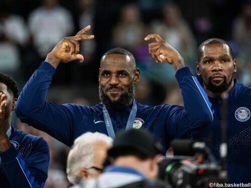 アメリカをけん引したレブロン[写真]=fiba.basketball