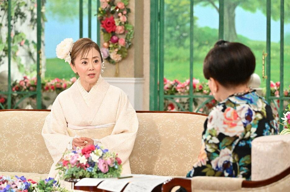 8月7日放送の黒柳徹子さんの長寿トーク番組「徹子の部屋」に出演した熊谷真実さん