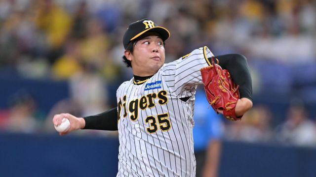 自身初の二桁勝利の10勝目を記録した才木浩人投手（写真：時事）