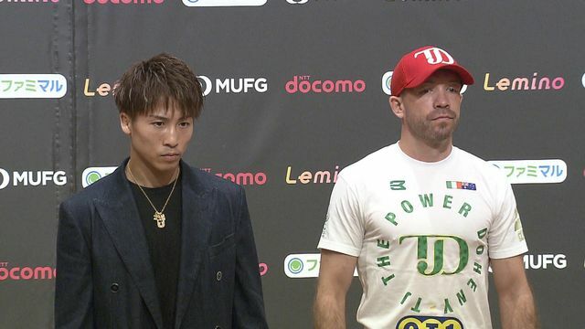 世界タイトルマッチ戦に臨む井上尚弥選手（左）とTJ・ドヘニー選手