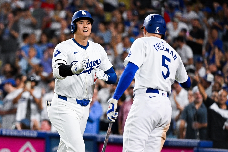 大谷の40本塁打・40盗塁到達も時間の問題となってきた(C)Getty Images