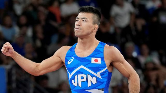 レスリング男子グレコローマンスタイル60キロ級の文田健一郎選手(写真:AP/アフロ)