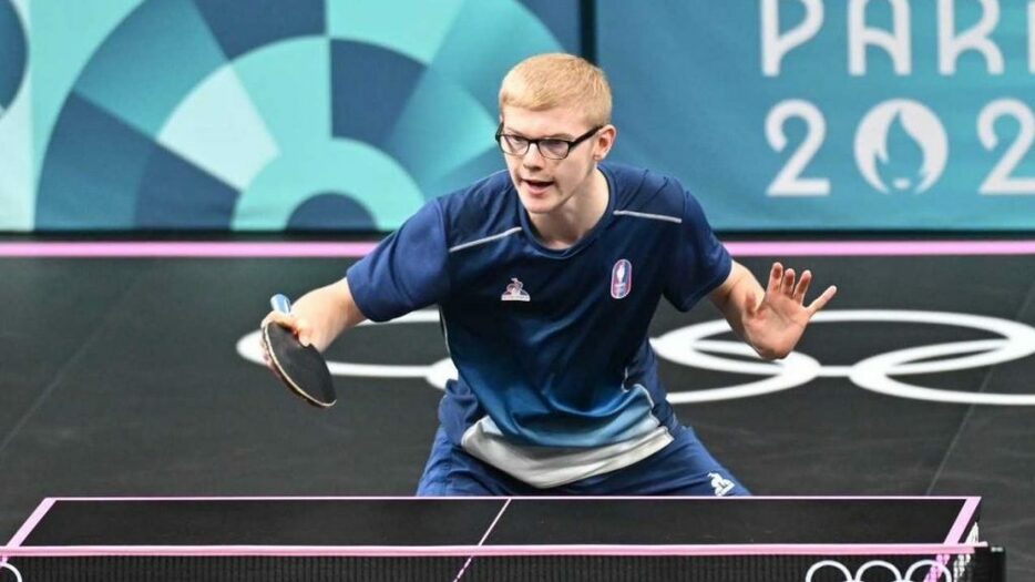 写真：フェリックス・ルブラン（フランス）/提供：ITTF/ONDA