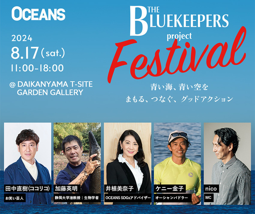 「THE BLUEKEEPERS Festival」 ～青い海、青い空をまもる、つなぐ、グッドアクション～