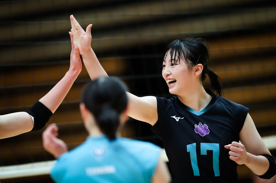 筑波大の熊谷仁依奈【写真；中川和泉（NBP）】