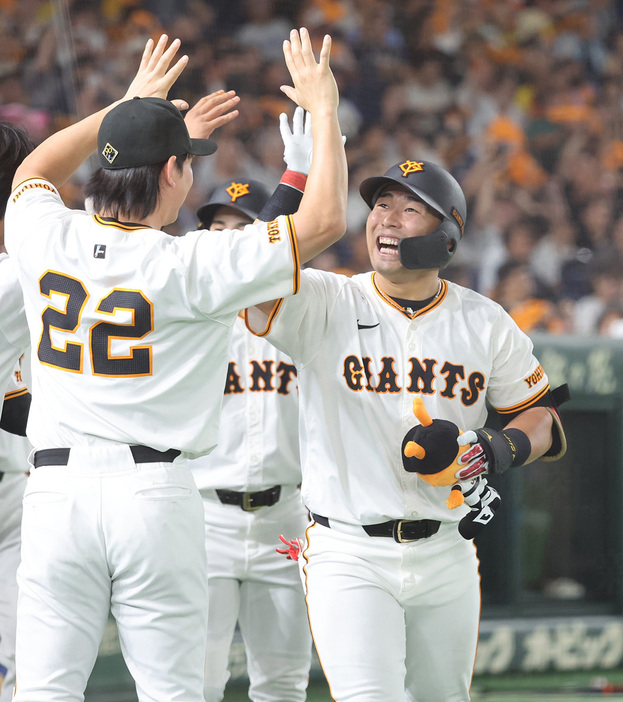 8月14日、阪神戦（東京ドーム）での浅野翔吾